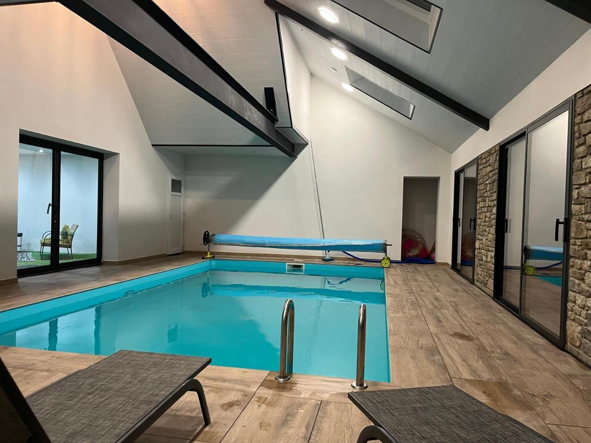 Gite Ti Coz Ex Ti Maen Piscine Interieure 12 Personnes Caden Exteriér fotografie